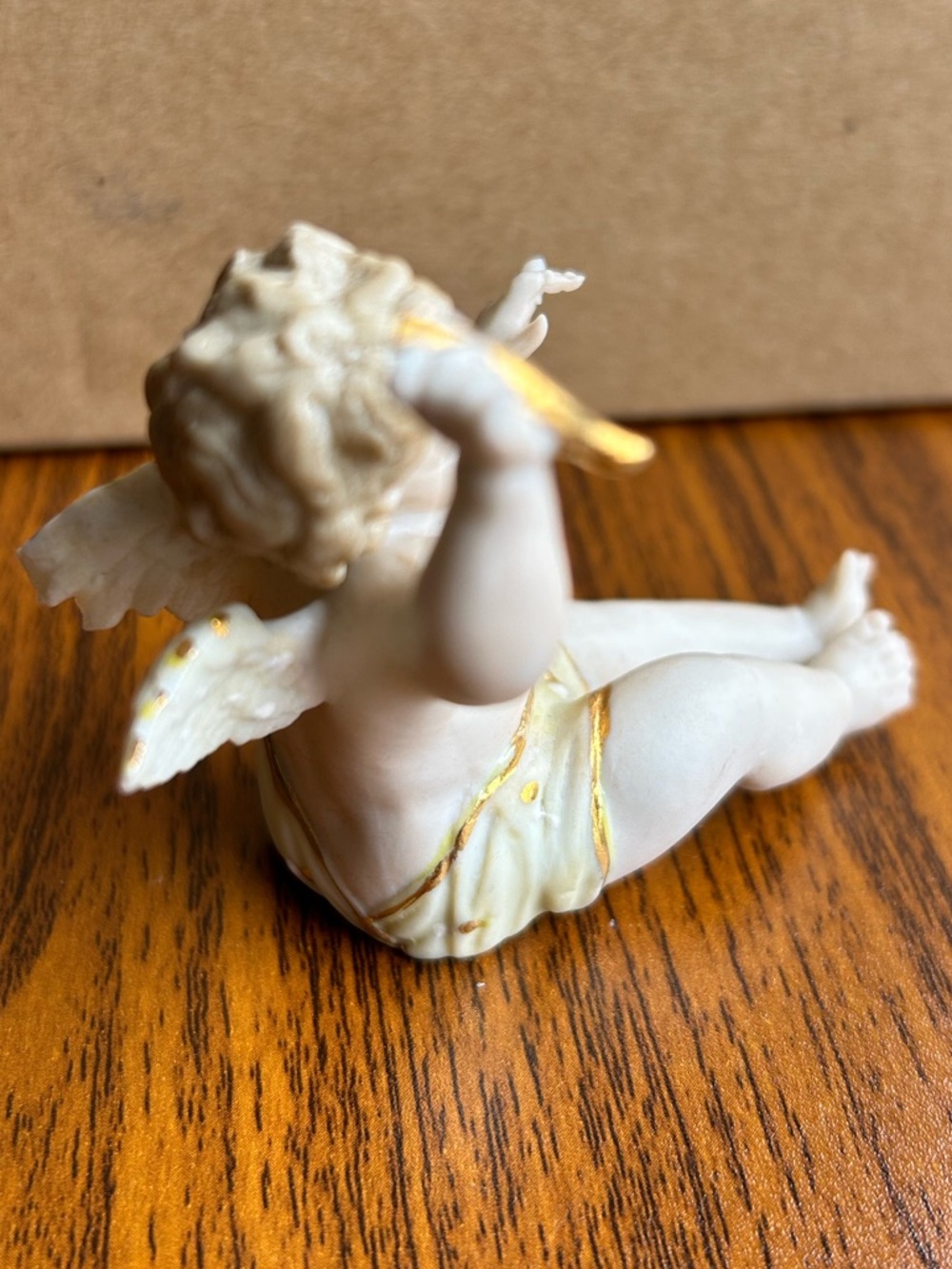 Vintage Cherub Figurines Lot Bisque Porcelain Angels Set - Picture 14 of 14